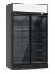 Picture of REFRIGERATOR 2 GLASS DOORS BLACK/ANTHRACITE INS-1000R BL - 7455.2406