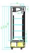 Picture of REFRIGERATOR 1 GLASS DOOR - 7450.0130