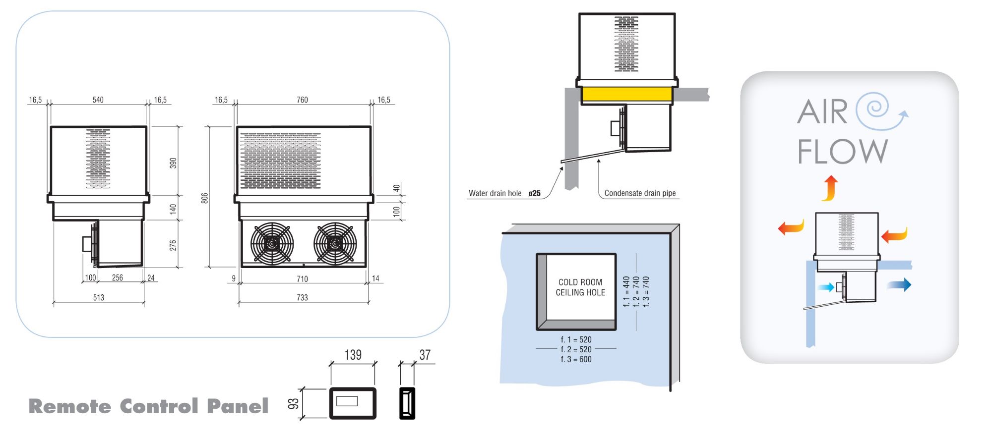Picture of ROOF-TOP NEGATIVE MOUNTED UNIT 6,3-9,8 M3