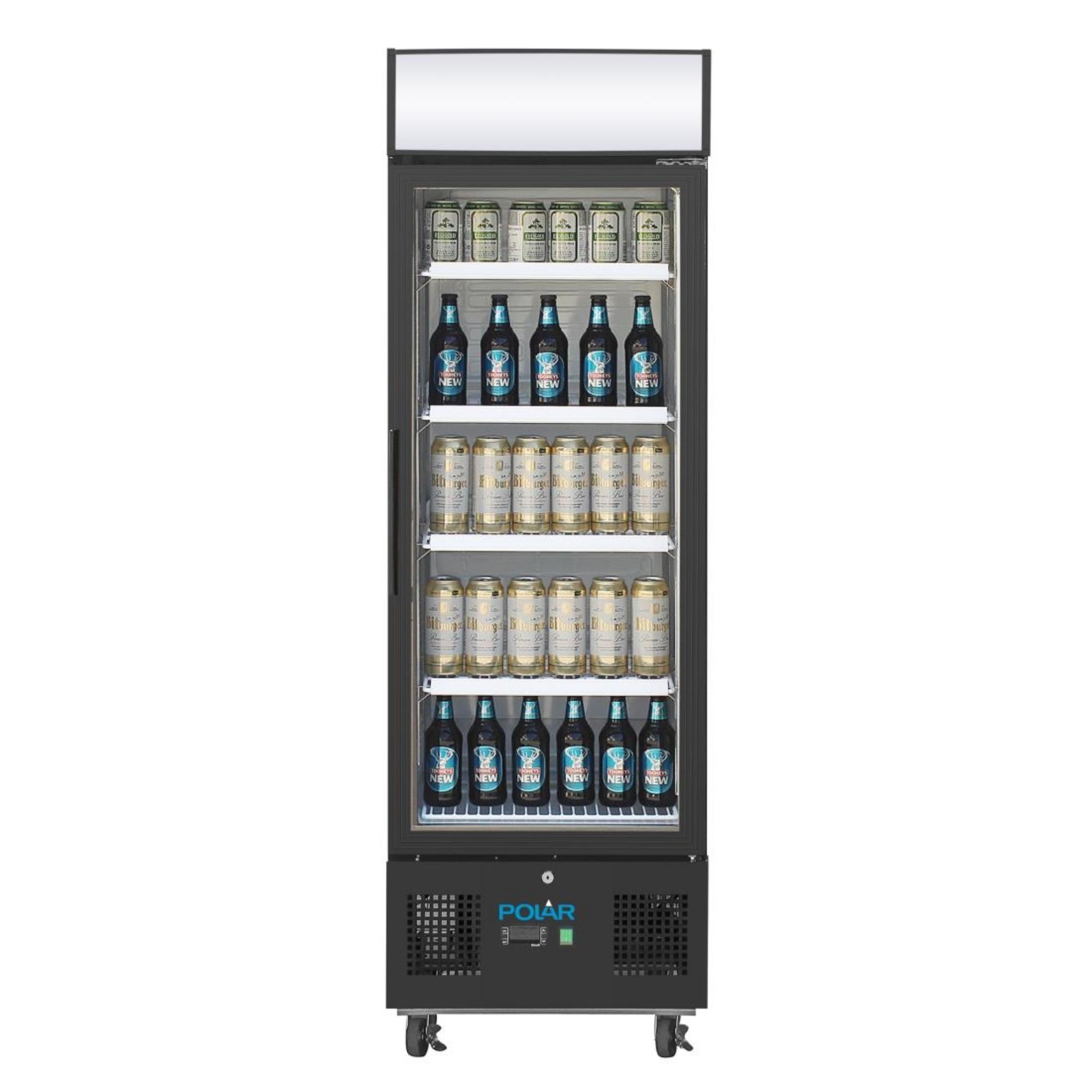Picture of Polar G-Series Upright Display Fridge 218Ltr Black