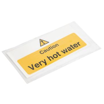 Picture of Vogue Caution Very Hot Water Sign
