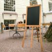 Picture of Securit Floor Standing Chalkboard Easel Teak - Y868