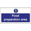 Picture of Vogue Food Preparation Area Sign