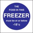 Picture of Vogue Food In This Freezer Sign