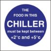 Picture of Vogue Food In This Chiller Sign