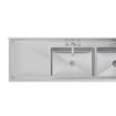 Picture of Vogue Stainless Steel Double Sink with Double Drainer 2400mm - U910