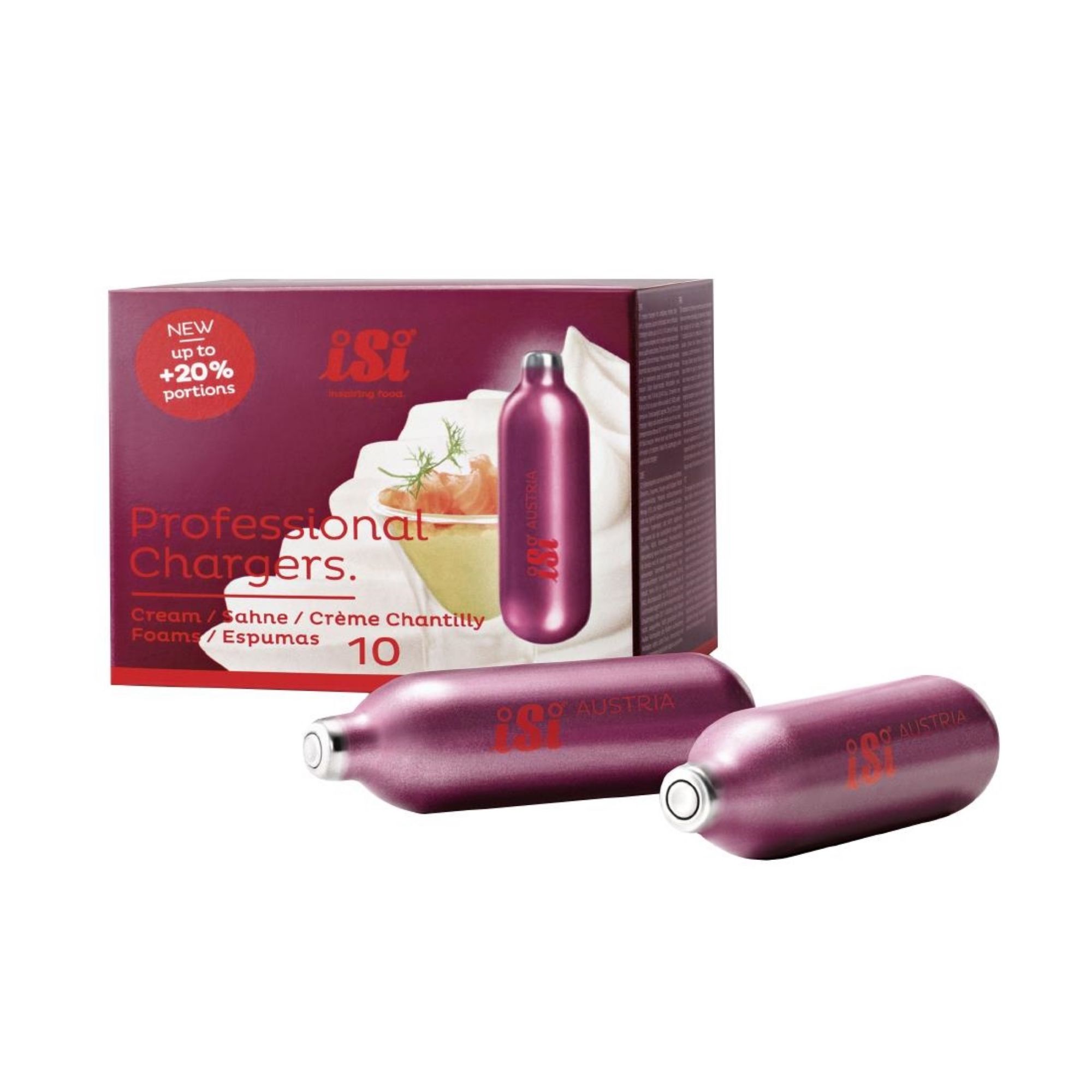 Picture of iSi Cream Whipper Bulbs (Pack of 10) - K652