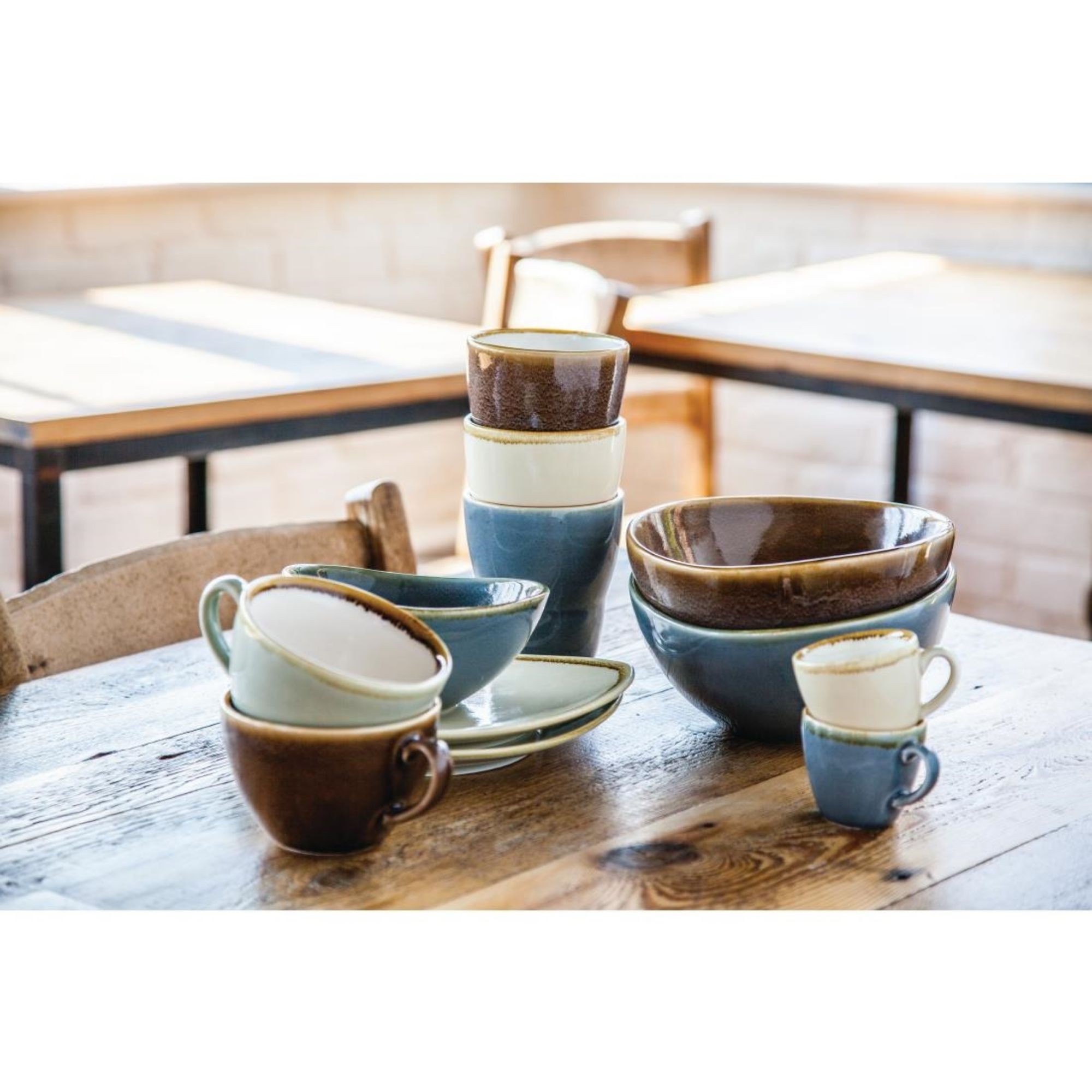 Picture of Olympia Kiln Espresso Cup Ocean (Pack of 6)
