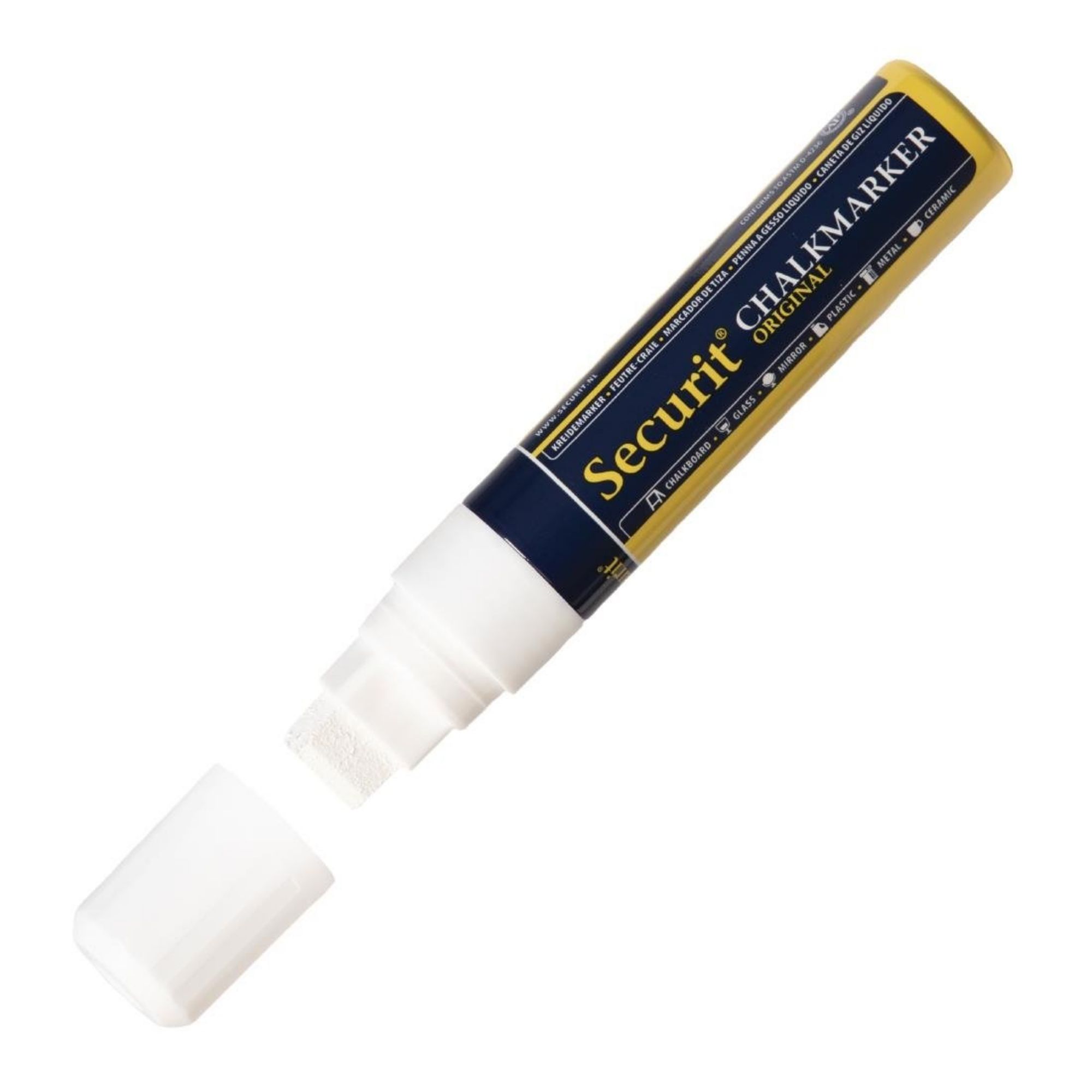 Picture of Securit 15mm Liquid Chalk Pen White - P538