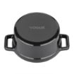 Picture of Vogue Cast Iron Round Mini Pot Black - Y259