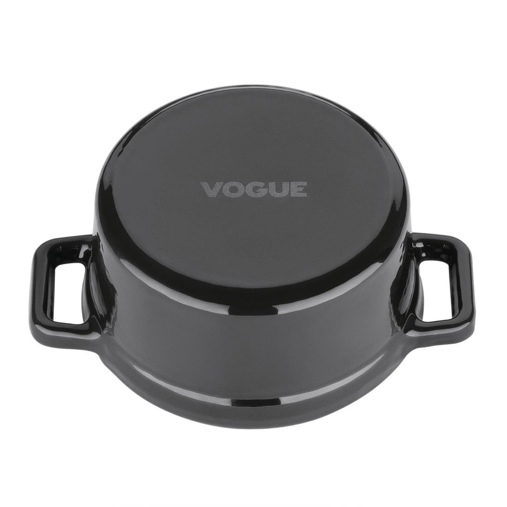 Picture of Vogue Cast Iron Round Mini Pot Black