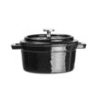 Picture of Vogue Cast Iron Round Mini Pot Black - Y259
