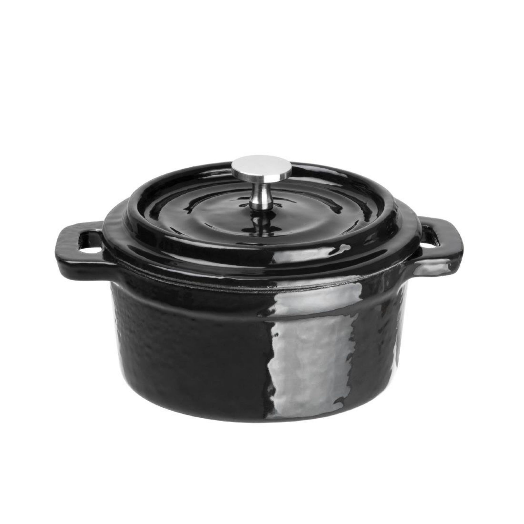 Picture of Vogue Cast Iron Round Mini Pot Black