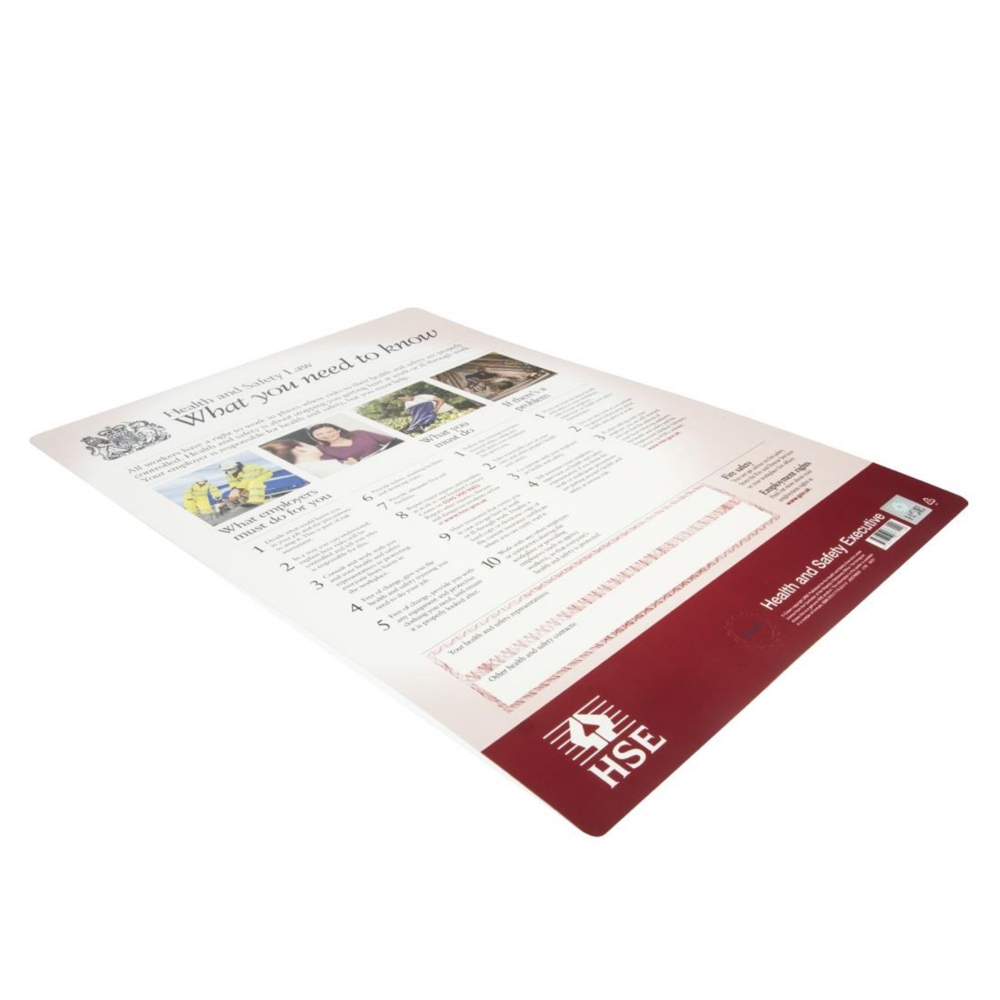 Picture of Health & Safety Law Poster A2