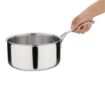 Picture of Vogue Stainless Steel & Aluminium Tri-Wall Saucepan 20cm - Y246