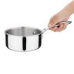 Picture of Vogue Stainless Steel & Aluminium Tri-Wall Saucepan 14cm - Y244