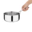 Picture of Vogue Stainless Steel & Aluminium Tri-Wall Saucepan 16cm - Y245