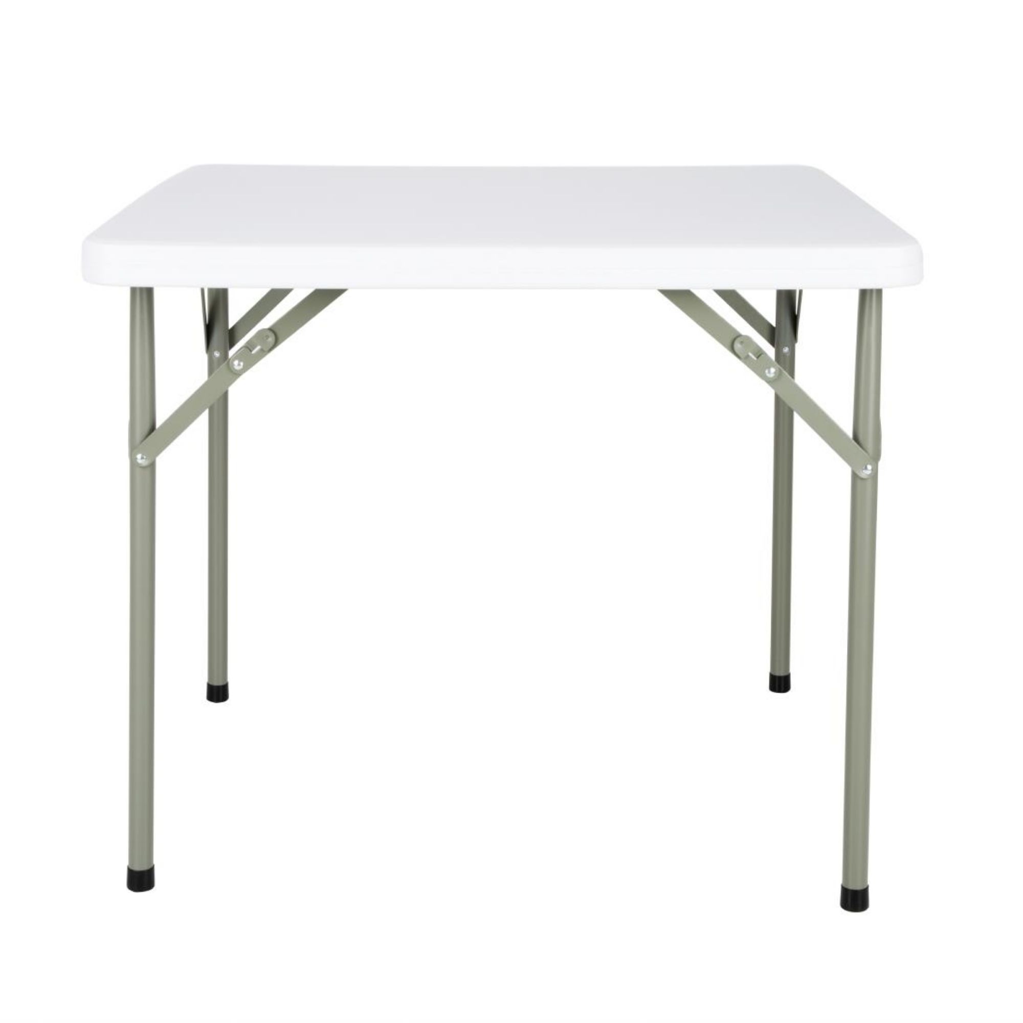 Picture of Bolero HDPE Square Folding Table 3ft White (Single)