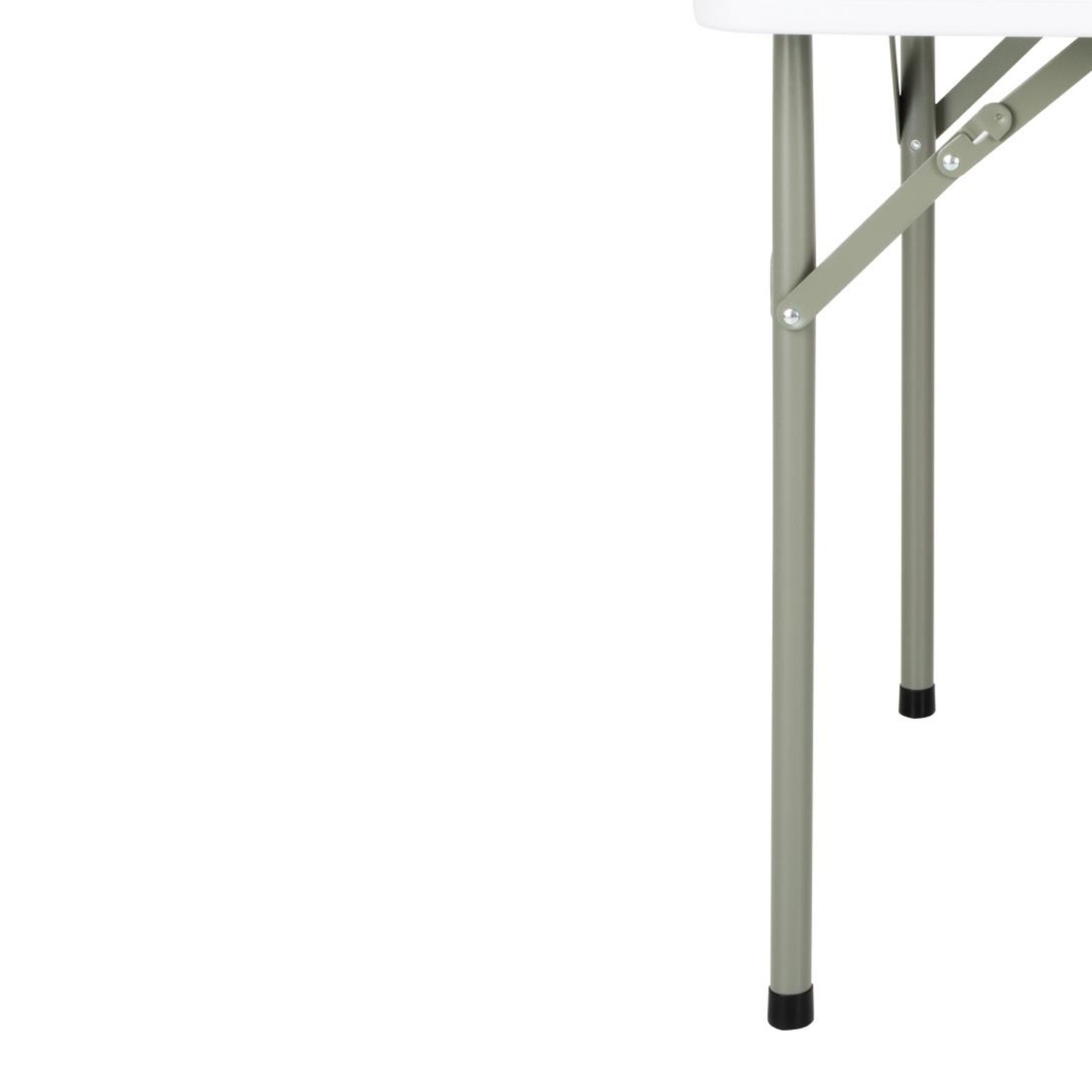 Picture of Bolero HDPE Square Folding Table 3ft White (Single)