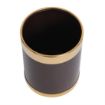 Picture of Bolero Waste Paper Bin with Gold Rim - Y804