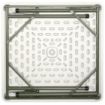 Picture of Bolero HDPE Square Folding Table 3ft White (Single) - Y807
