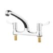 Picture of Vogue Twin Mixer Lever Deck Tap - Y770