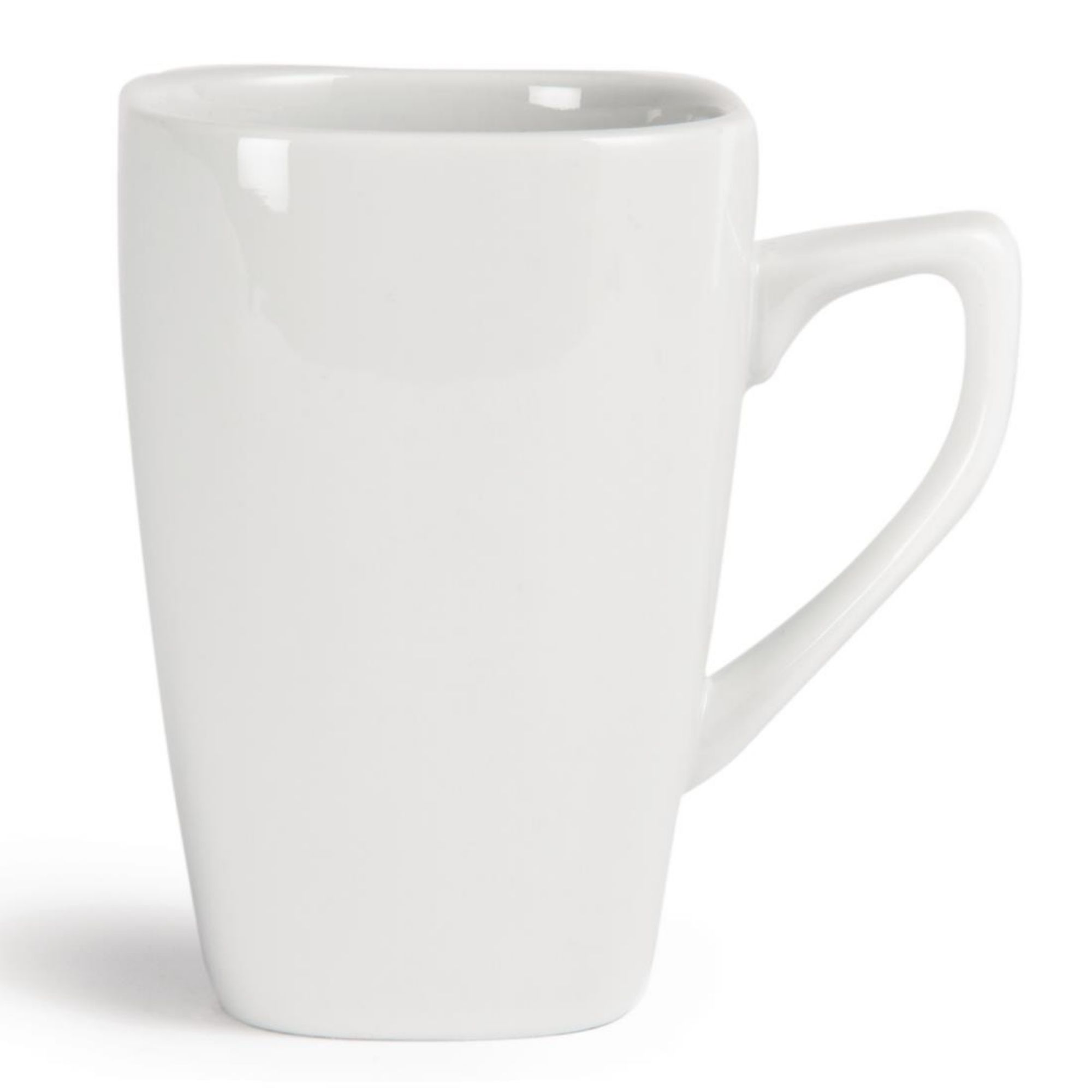 Picture of Olympia Whiteware Rounded Square Mugs 284ml 10oz (Pack of 12)