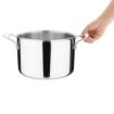 Picture of Vogue Stainless Steel & Aluminium Tri-Wall Stew Pan 25cm - Y255