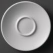 Picture of Olympia Whiteware Espresso Saucers 120mm (Pack of 12) - Y112
