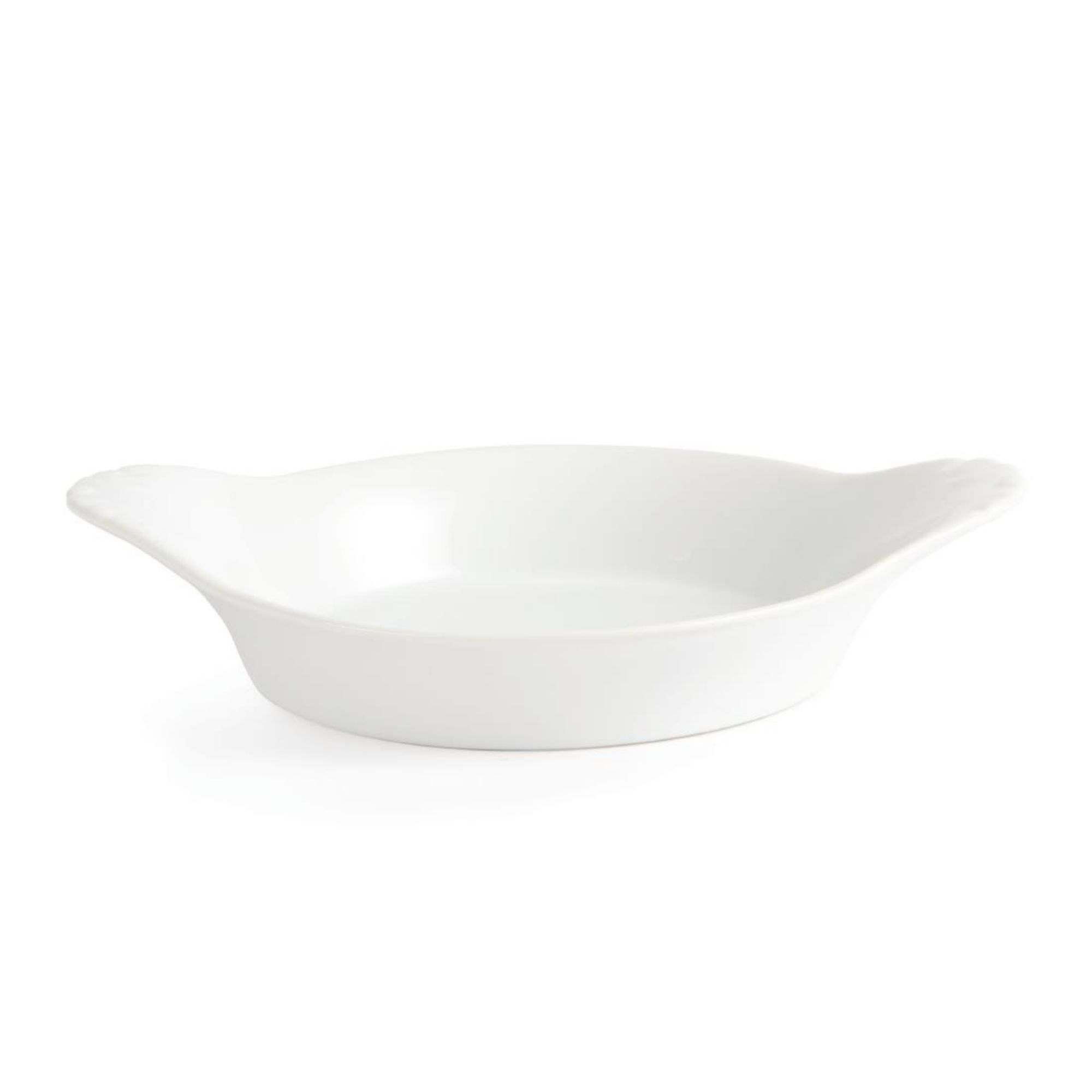 Picture of Olympia Whiteware Round Eared Dishes 220mm (Pack of 6)