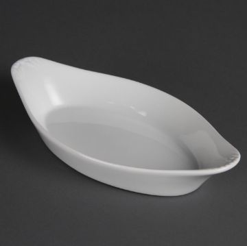 Picture of Olympia Whiteware Oval Eared Dishes 262mm (Pack of 6)