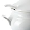 Picture of Olympia Whiteware Soup Tureen and Ladle 2.5Ltr 88oz - Y094