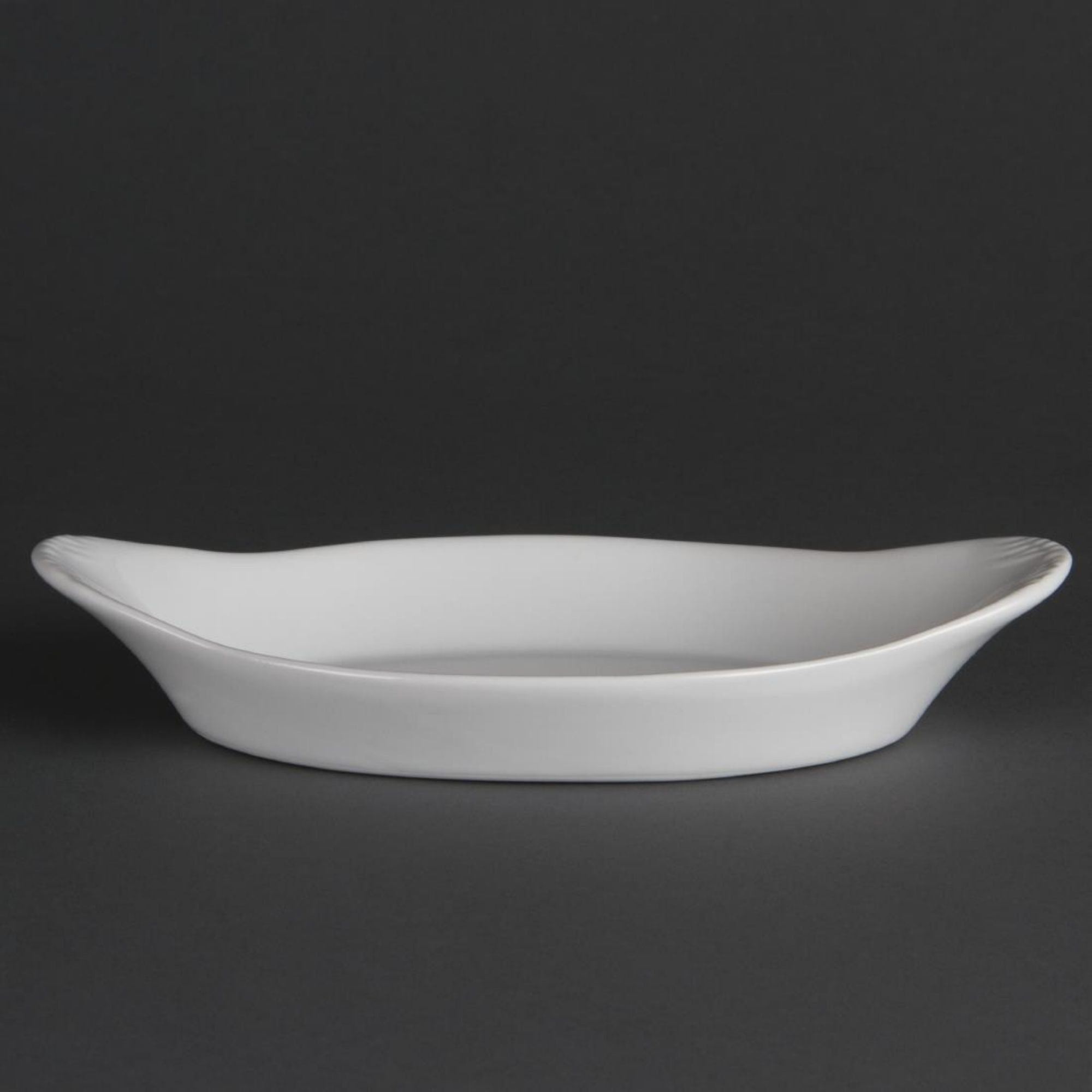 Picture of Olympia Whiteware Oval Eared Dishes 229x 127mm (Pack of 6)