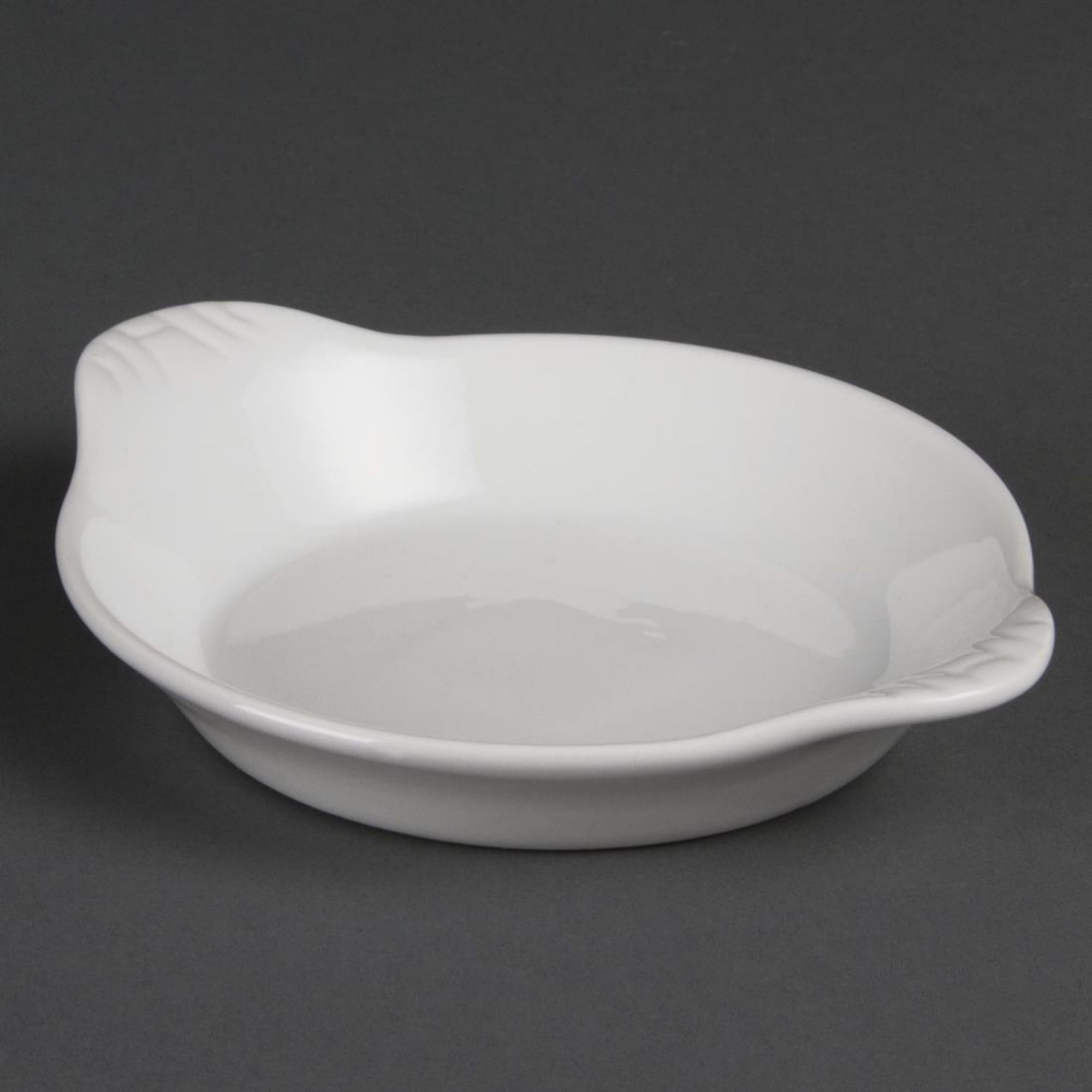 Picture of Olympia Whiteware Round Eared Dishes 170 x 140mm (Pack of 6)