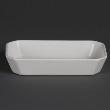 Picture of Olympia Whiteware Rectangular Hors d'Oeuvre Dishes 185mm (Pack of 6)
