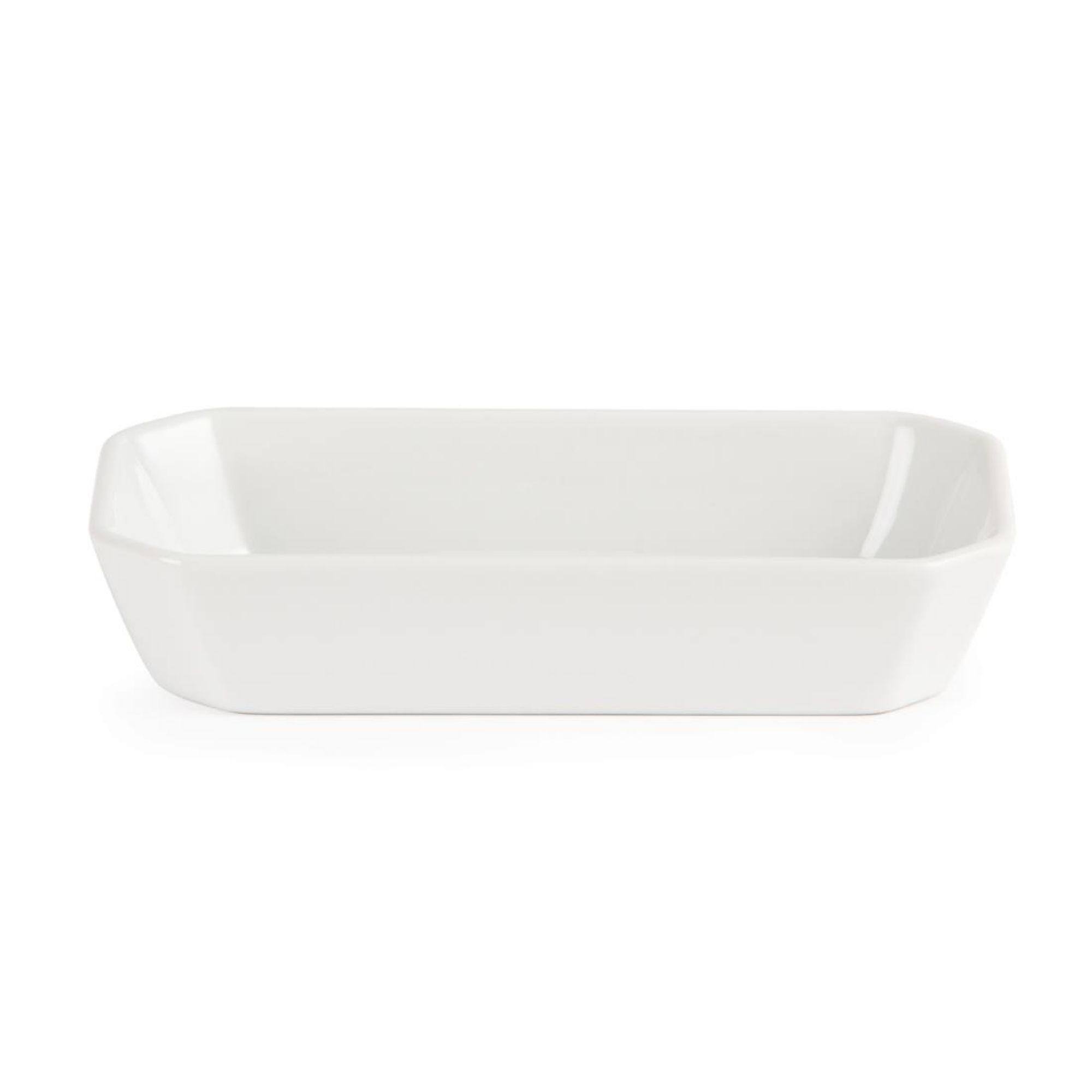 Picture of Olympia Whiteware Rectangular Hors d'Oeuvre Dishes 185mm (Pack of 6)
