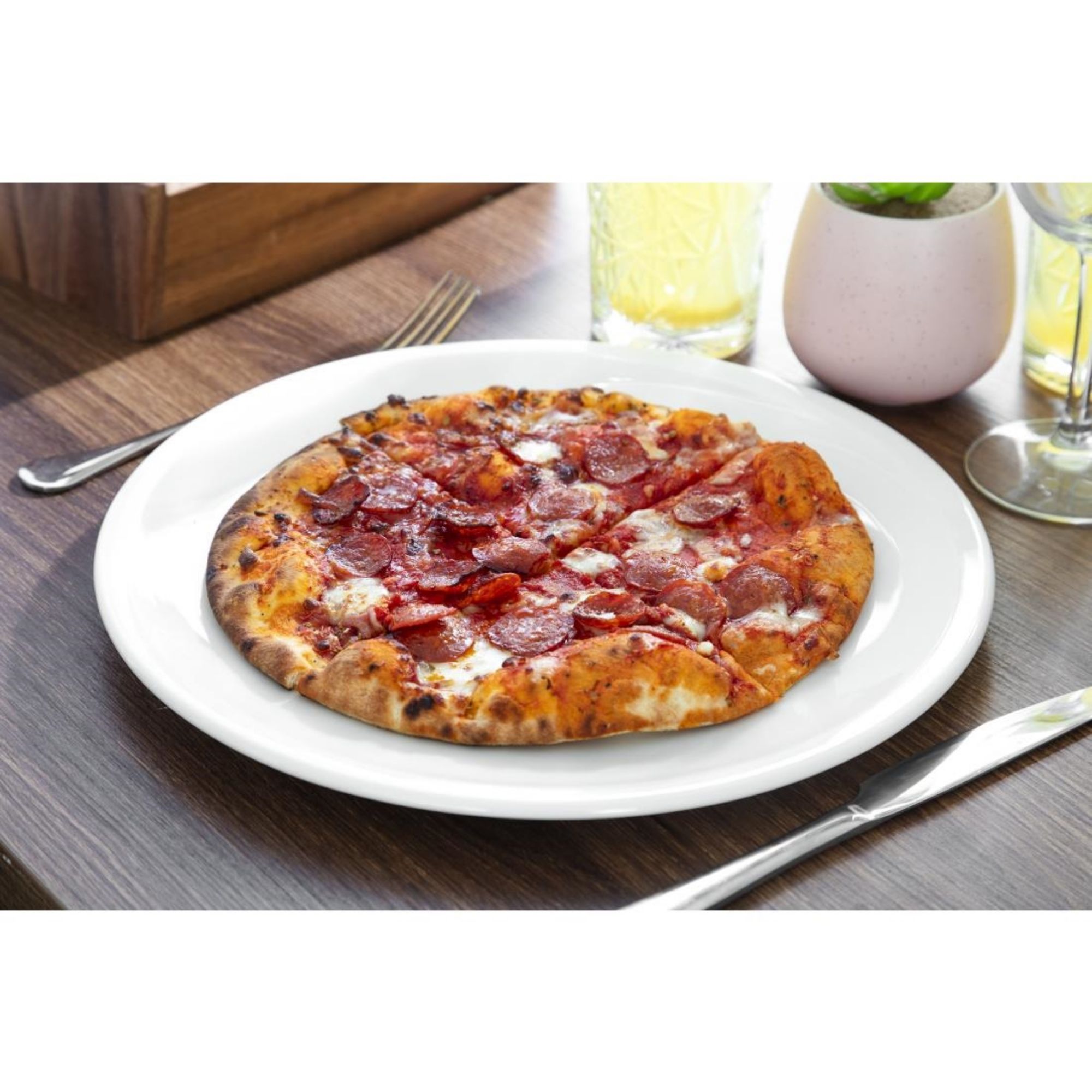 Picture of Steelite Simplicity White Pizza Plates 315mm (Pack of 6)
