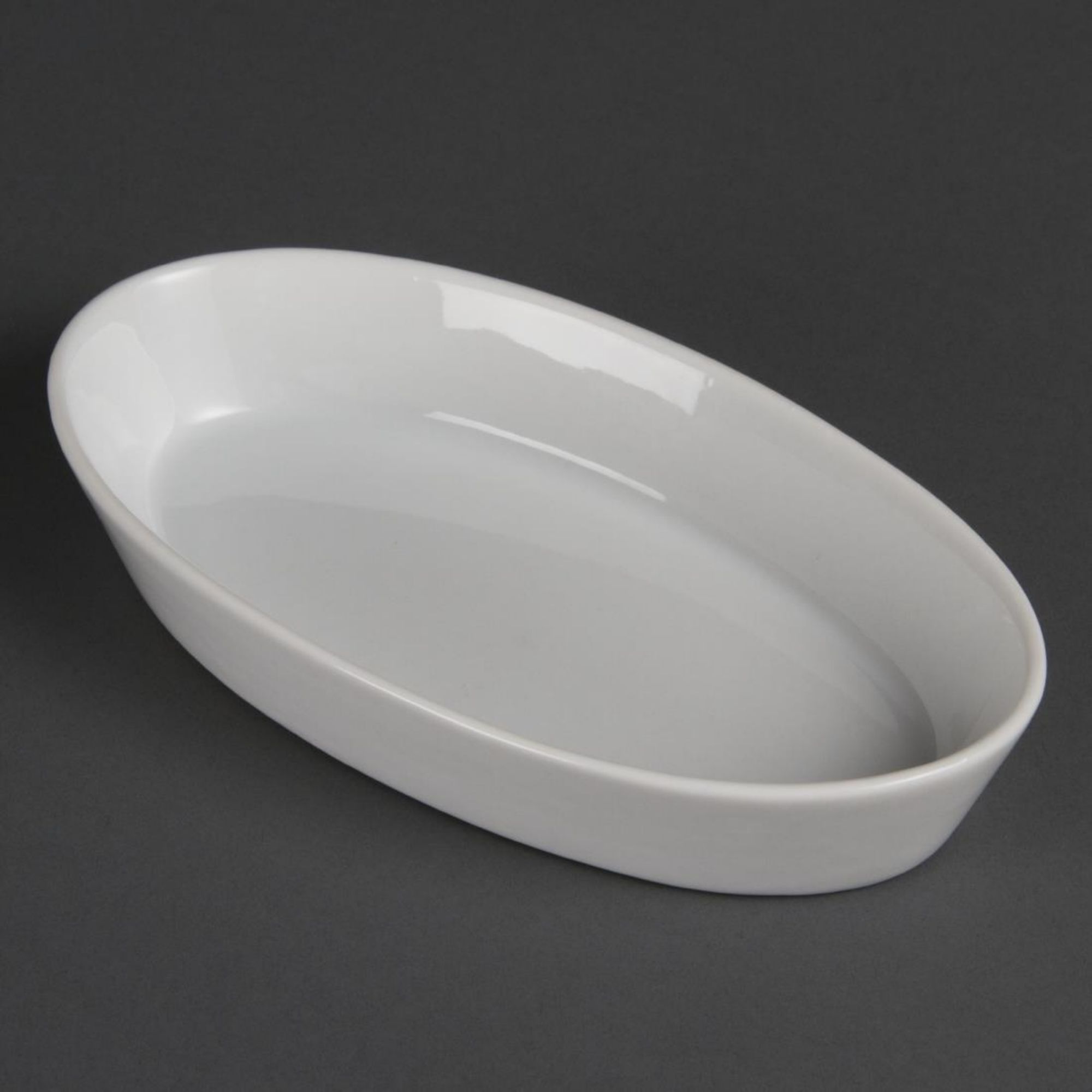 Picture of Olympia Whiteware Oval Sole Dishes 195x 110mm (Pack of 6)