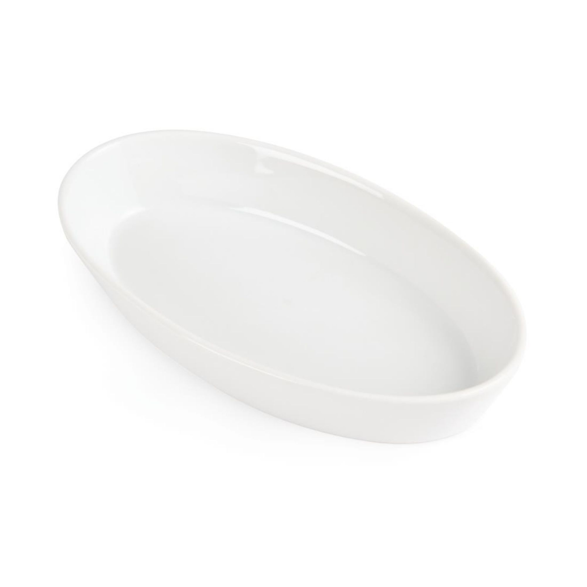 Picture of Olympia Whiteware Oval Sole Dishes 195x 110mm (Pack of 6)