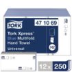 Picture of Tork Z Fold Blue Hand Towels 1Ply 250 Sheets (12 Pack) - Y038