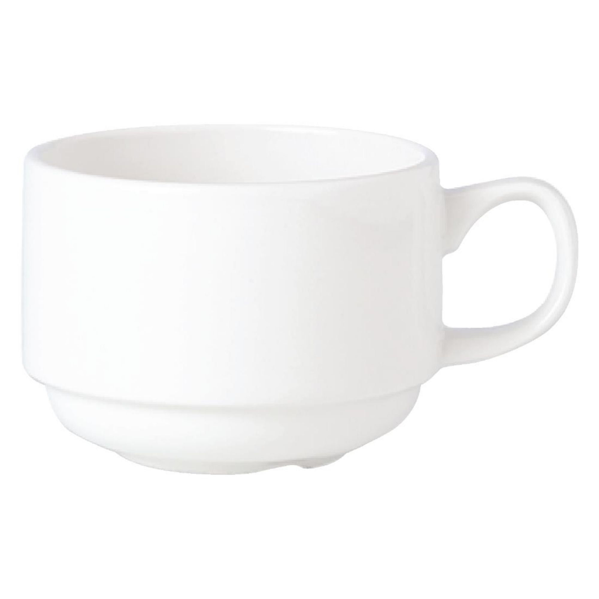 Picture of Steelite Simplicity White Stacking Slimline Cups 200ml (36 Pack) - V0091