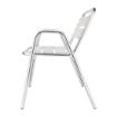 Picture of Bolero Aluminium Stacking Chairs Arched Arms (Pack of 4) - U501