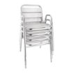 Picture of Bolero Aluminium Stacking Chairs Arched Arms (Pack of 4) - U501