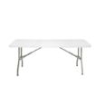 Picture of Bolero PE Rectangular Folding Table White 6ft (Single) - U579