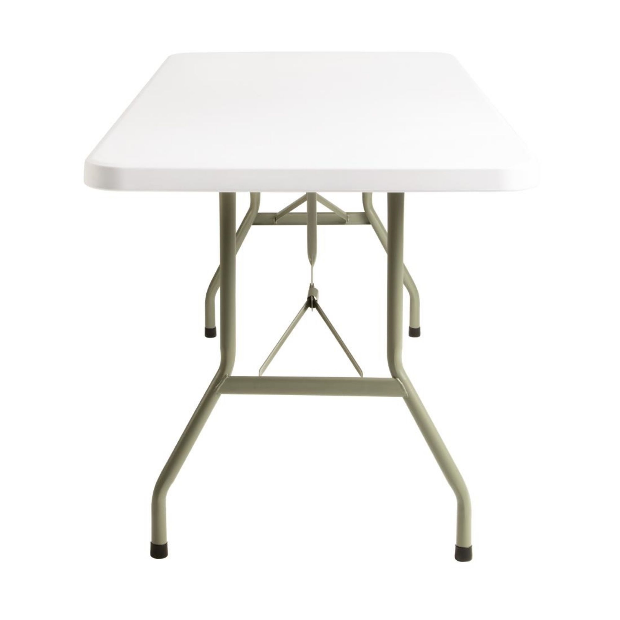 Picture of Bolero PE Rectangular Folding Table White 6ft (Single)