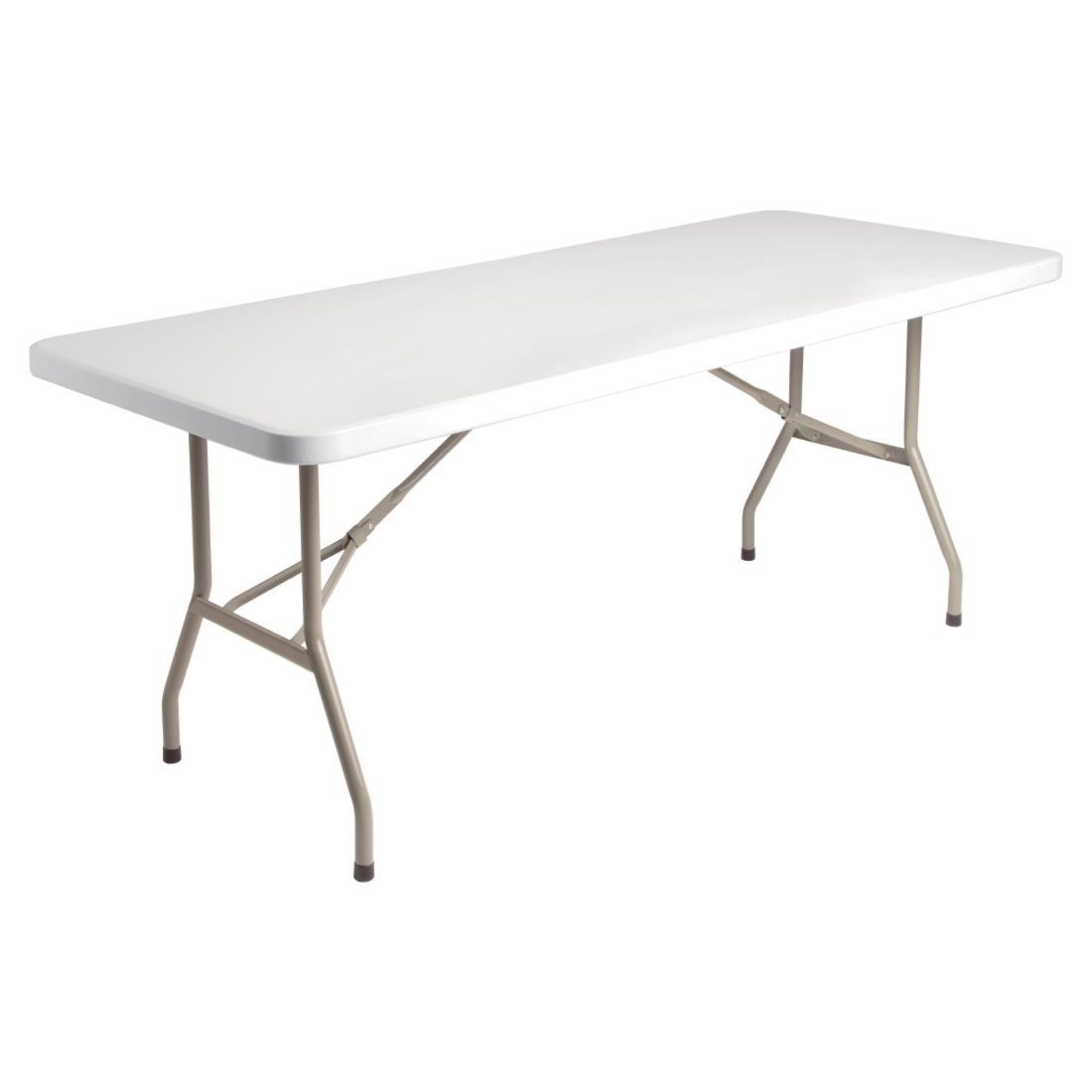 Picture of Bolero PE Rectangular Folding Table White 6ft (Single)