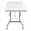 Picture of Bolero PE Rectangular Folding Table White 5ft (Single) - U544
