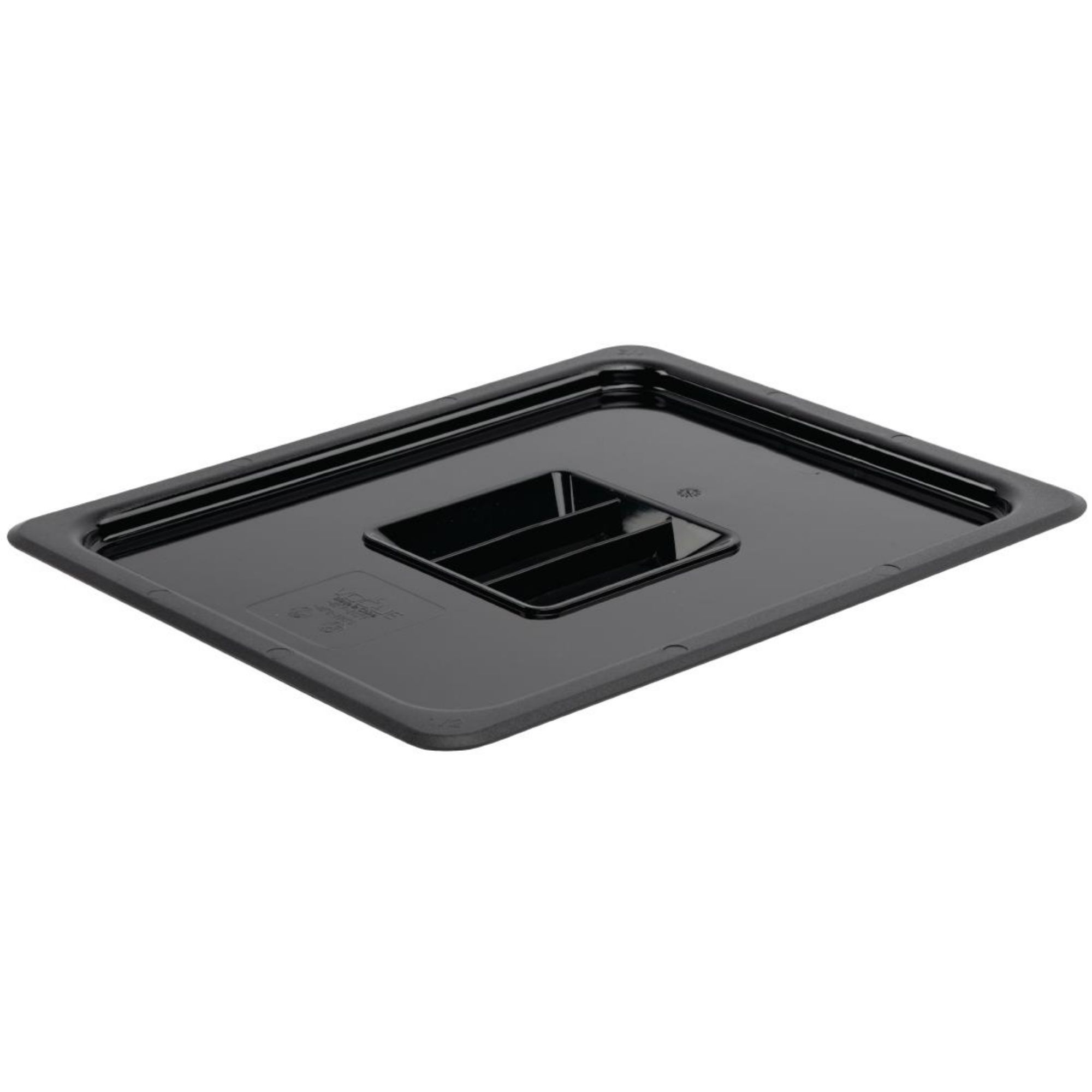 Picture of Vogue Polycarbonate 1/2 Gastronorm Lid Black - U475