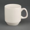 Picture of Olympia Ivory Stacking Mugs 285ml 10oz (Pack of 12) - U832