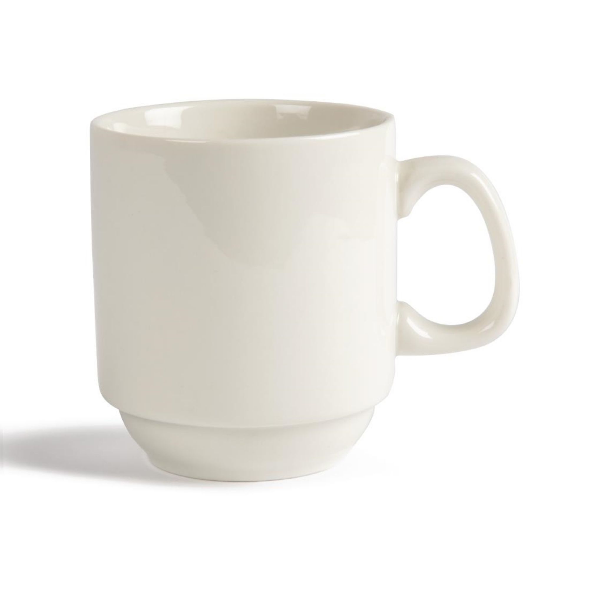 Picture of Olympia Ivory Stacking Mugs 285ml 10oz (Pack of 12)